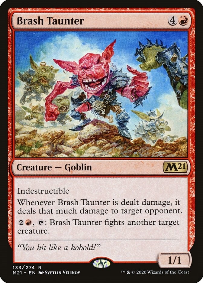 Image for Brash Taunter (133) [Core Set 2021] - Magic: The Gathering