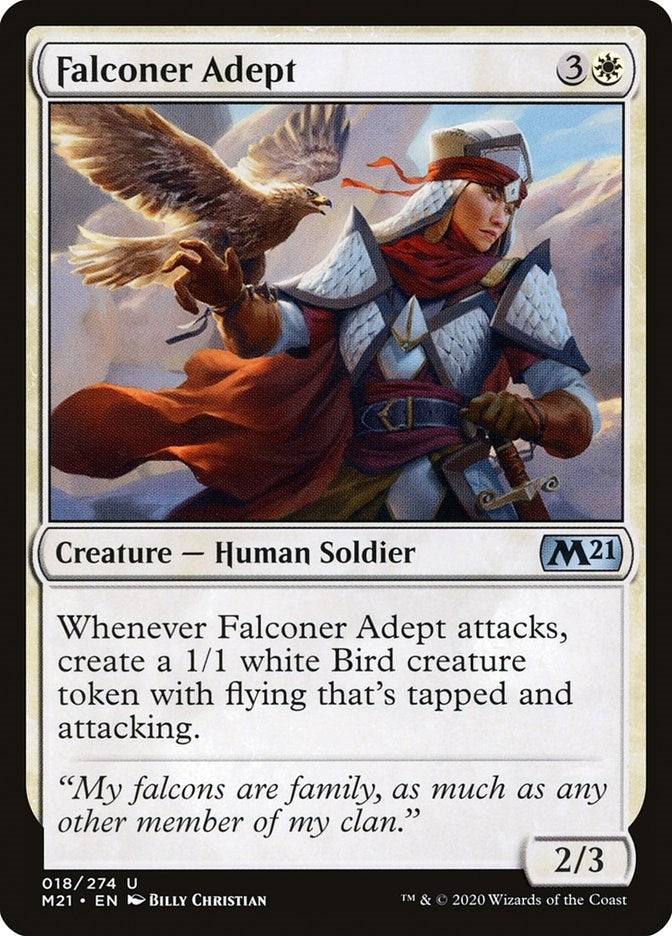 Image for Falconer Adept (18) [Core Set 2021] - Magic: The Gathering