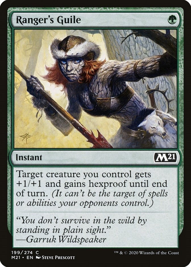 Image for Ranger's Guile (199) [Core Set 2021] - Magic: The Gathering
