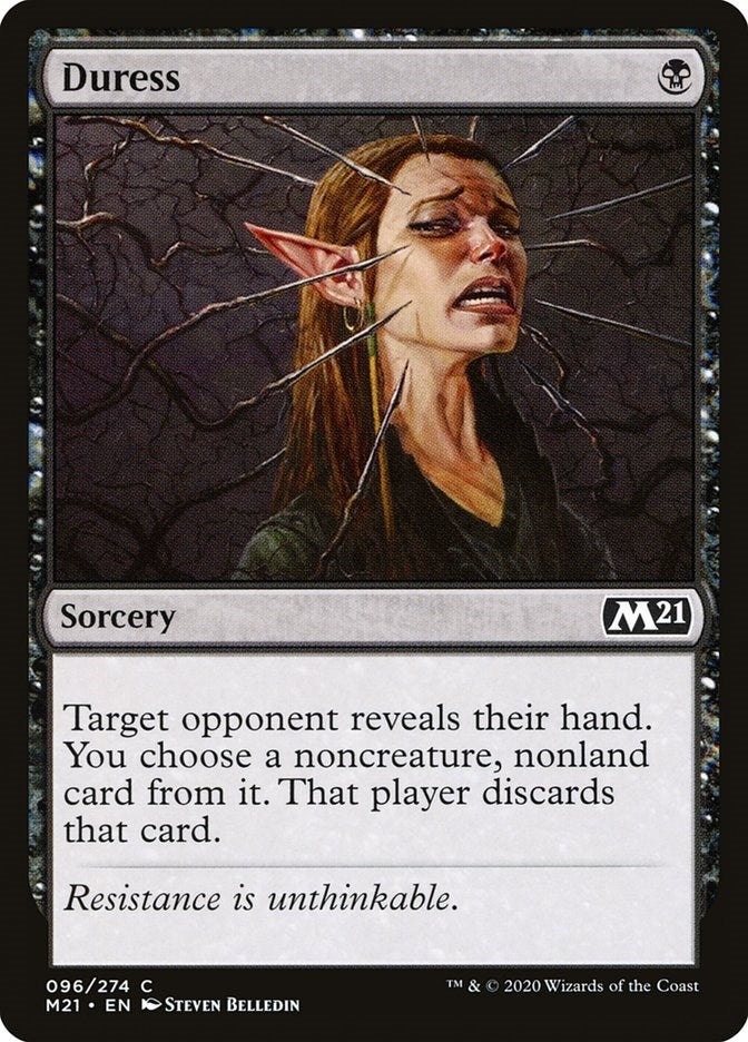 Image for Duress (96) [Core Set 2021] - Magic: The Gathering