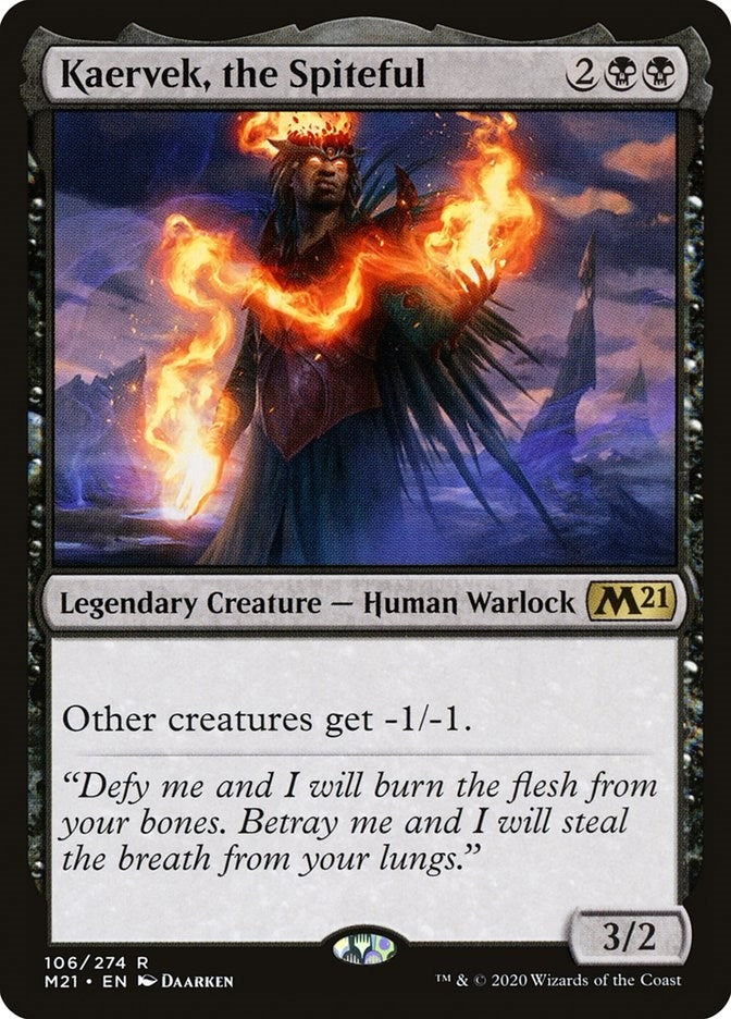 Image for Kaervek, the Spiteful (106) [Core Set 2021] - Magic: The Gathering