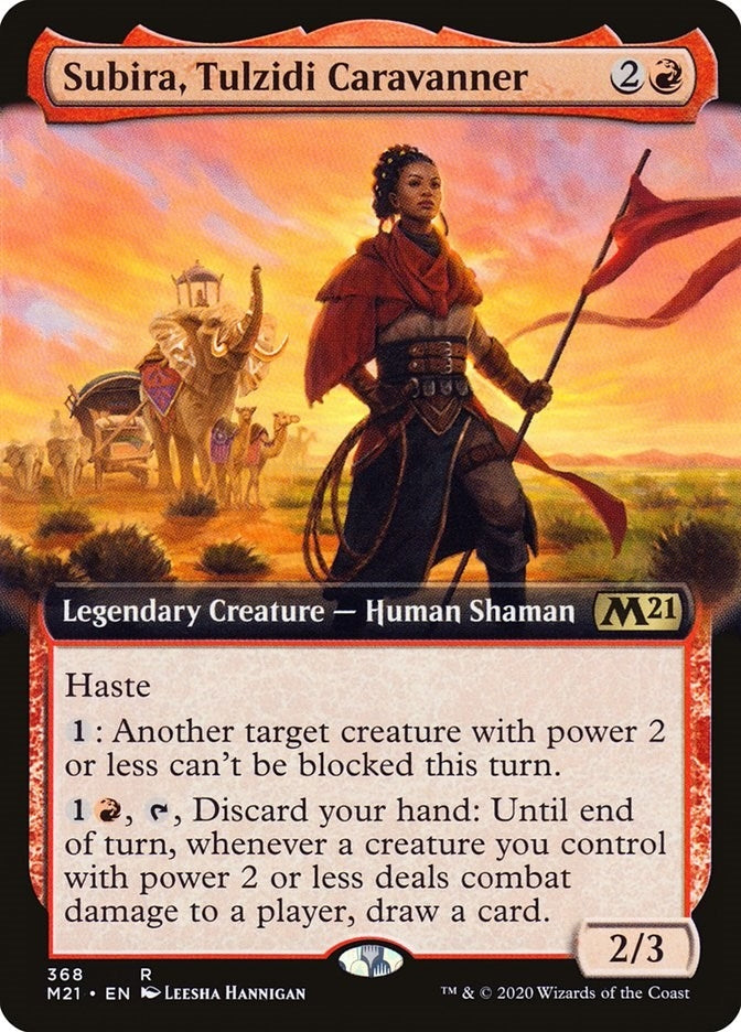 Image for Subira, Tulzidi Caravanner (Extended Art) (368) [Core Set 2021] - Magic: The Gathering