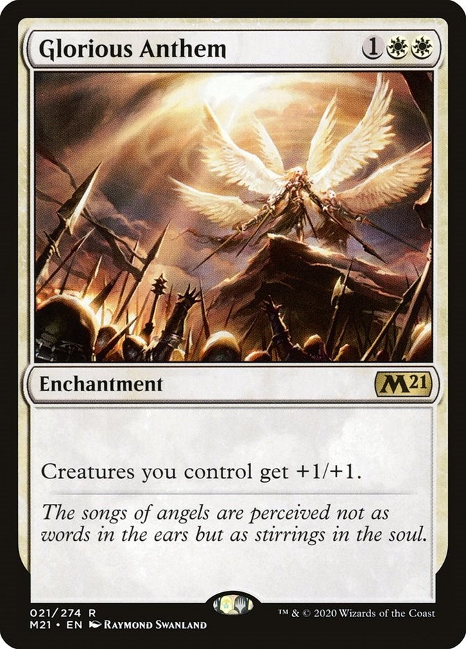 Image for Glorious Anthem (21) [Core Set 2021] - Magic: The Gathering