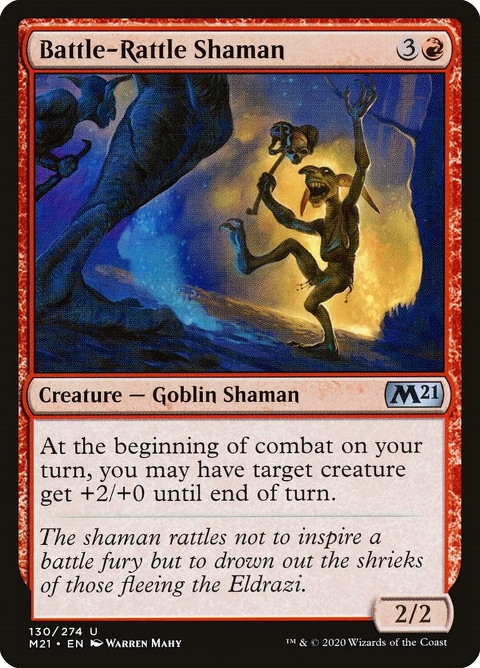 Image for Battle-Rattle Shaman (130) [Core Set 2021] - Magic: The Gathering