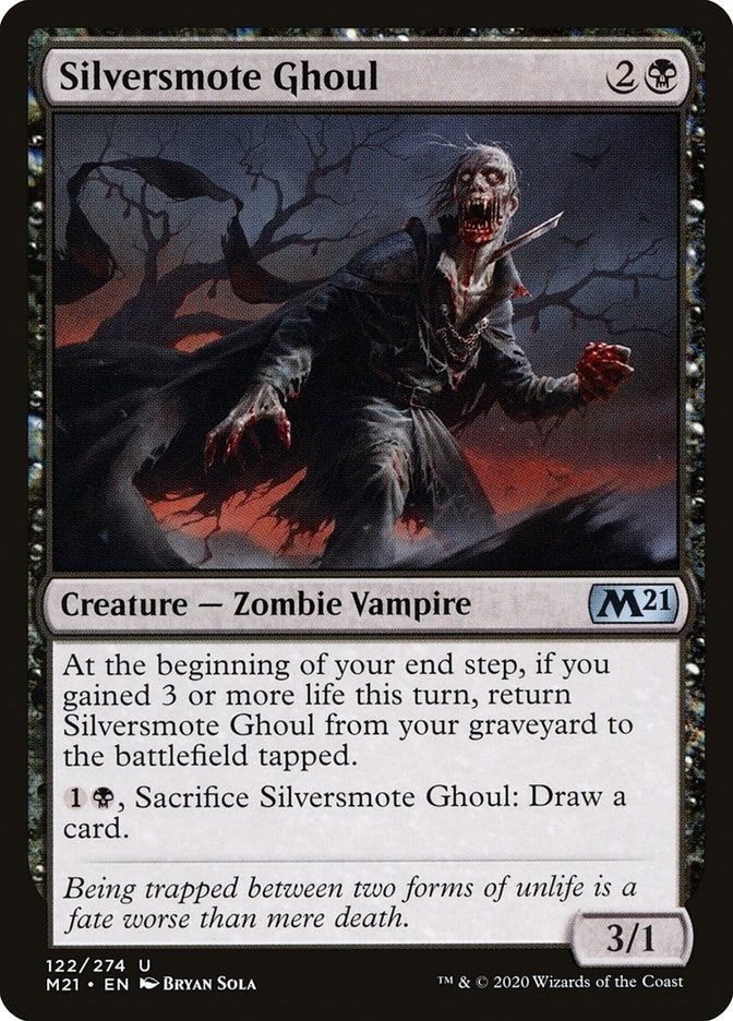 Image for Silversmote Ghoul (122) [Core Set 2021] - Magic: The Gathering