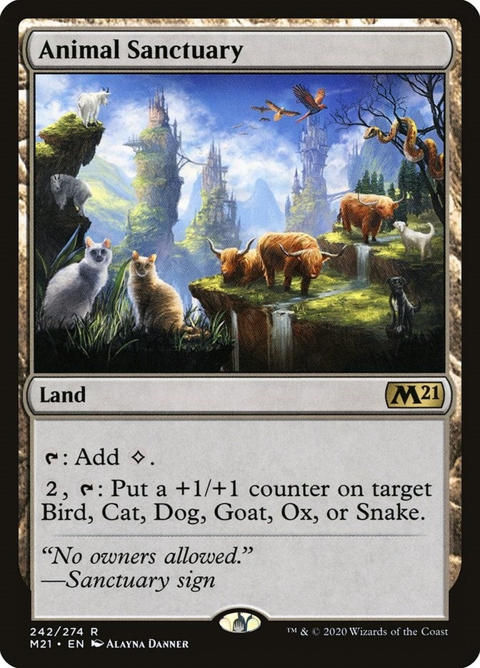 Image for Animal Sanctuary (242) [Core Set 2021] - Magic: The Gathering