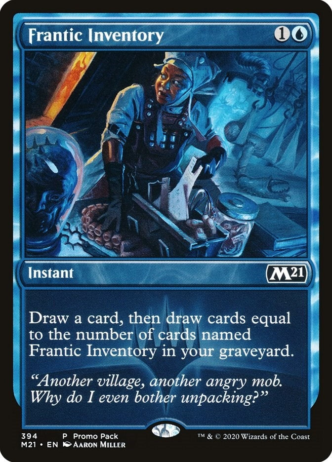 Image for Frantic Inventory (394) [Core Set 2021] - Magic: The Gathering