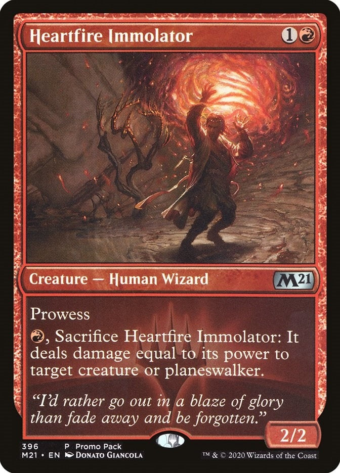 Image for Heartfire Immolator (396) [Core Set 2021] - Magic: The Gathering