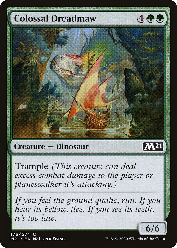 Image for Colossal Dreadmaw (176) [Core Set 2021] - Magic: The Gathering