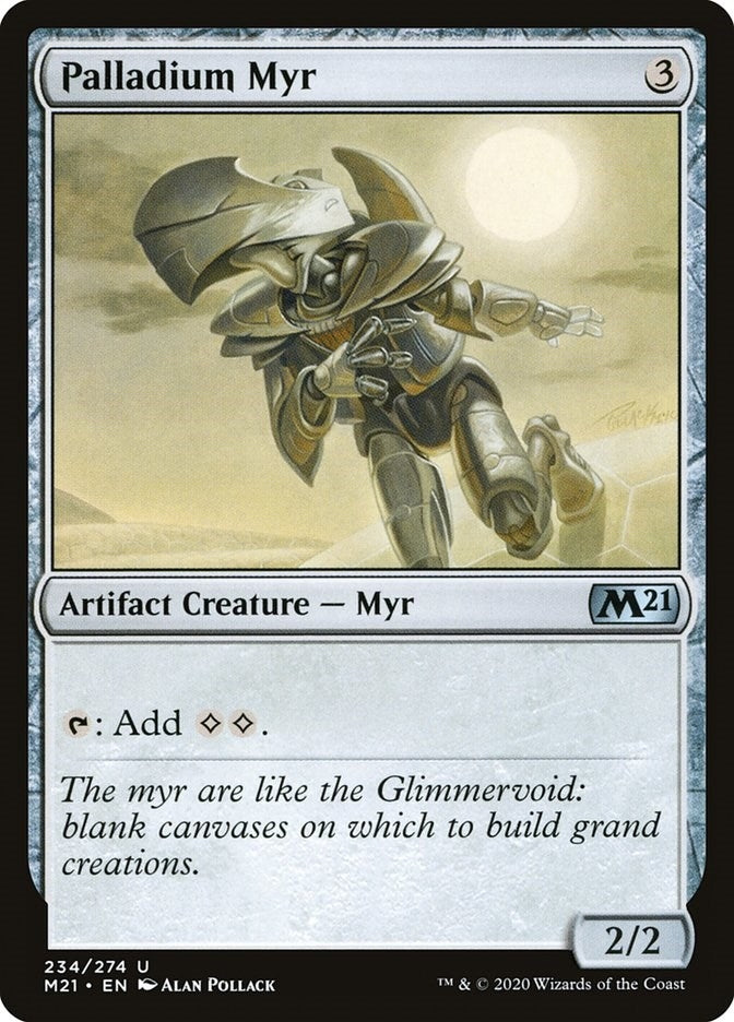Image for Palladium Myr (234) [Core Set 2021] - Magic: The Gathering