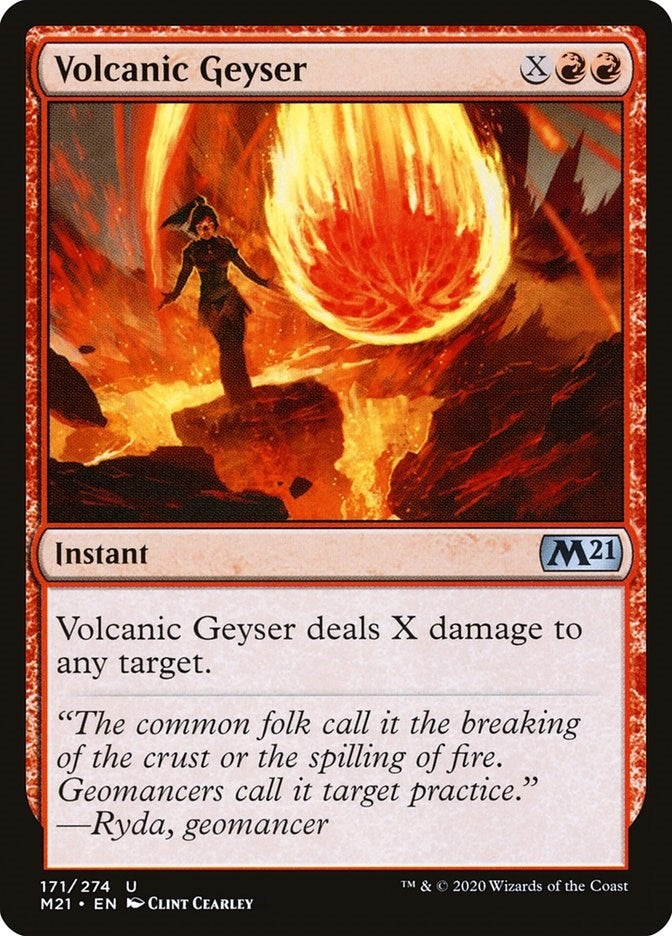 Image for Volcanic Geyser (171) [Core Set 2021] - Magic: The Gathering