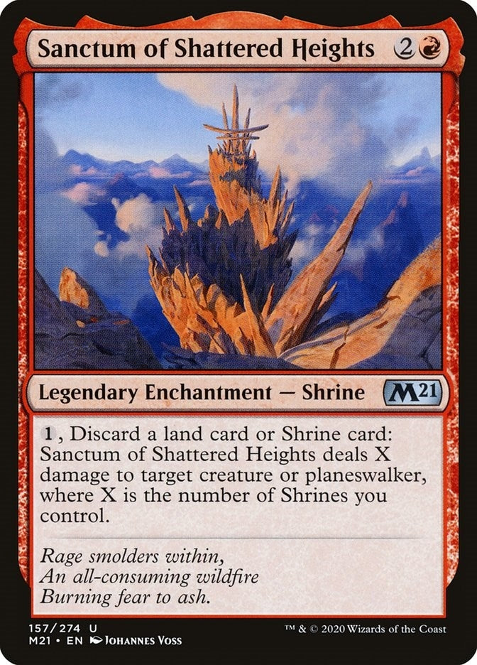 Image for Sanctum of Shattered Heights (157) [Core Set 2021] - Magic: The Gathering