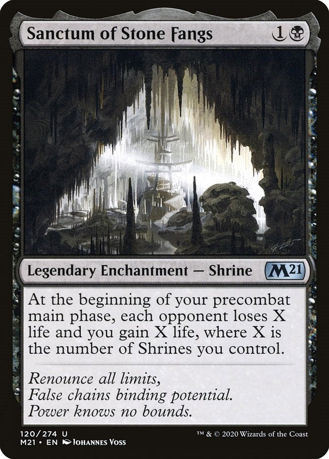 Image for Sanctum of Stone Fangs (120) [Core Set 2021] - Magic: The Gathering