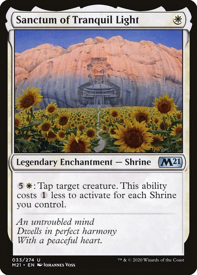 Image for Sanctum of Tranquil Light (33) [Core Set 2021] - Magic: The Gathering