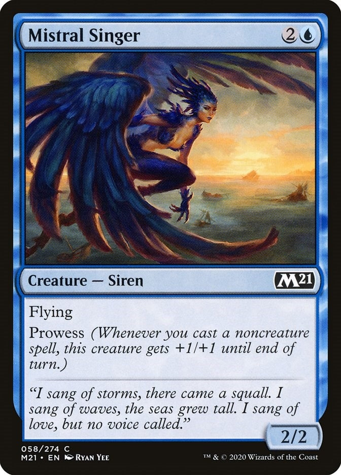 Image for Mistral Singer (58) [Core Set 2021] - Magic: The Gathering