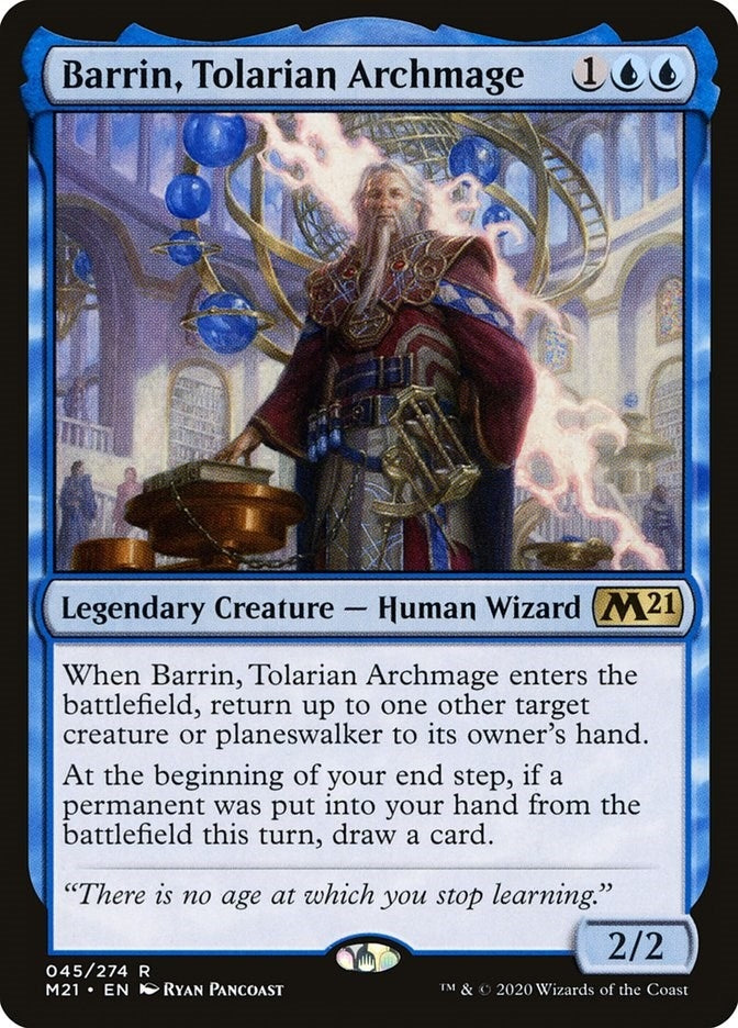 Image for Barrin, Tolarian Archmage (45) [Core Set 2021] - Magic: The Gathering