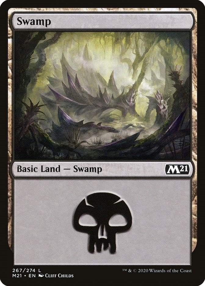 Image for Swamp (267) (267) [Core Set 2021] - Magic: The Gathering