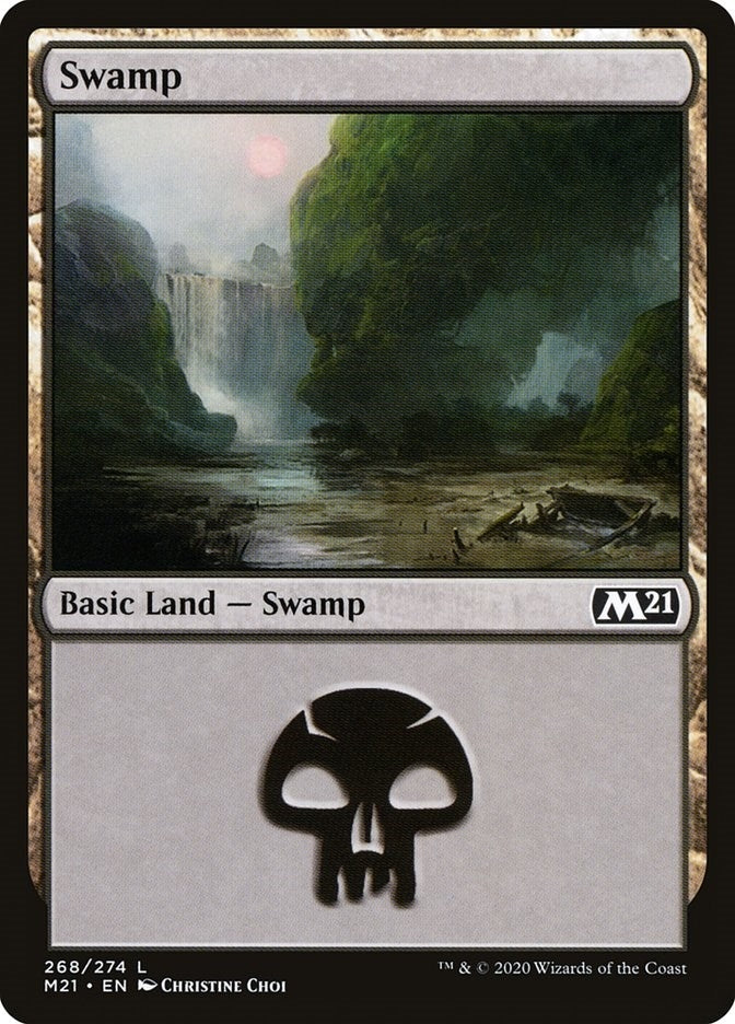 Swamp (268) (268) [Core Set 2021]