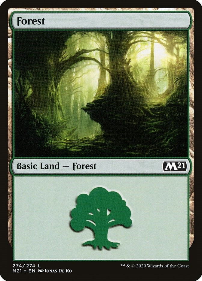 Image for Forest (274) (274) [Core Set 2021] - Magic: The Gathering