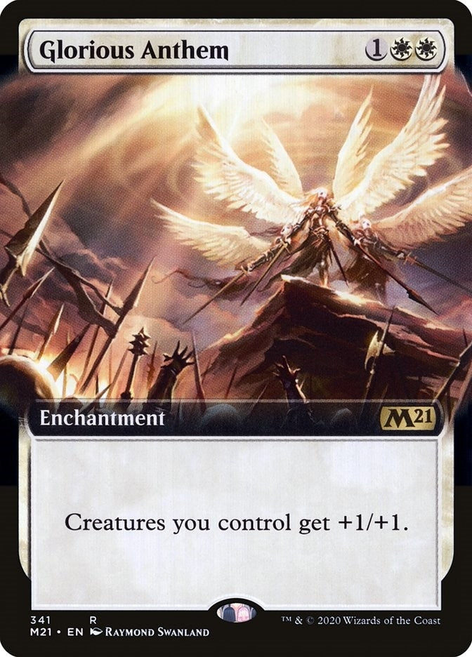 Image for Glorious Anthem (Extended Art) (341) [Core Set 2021] - Magic: The Gathering
