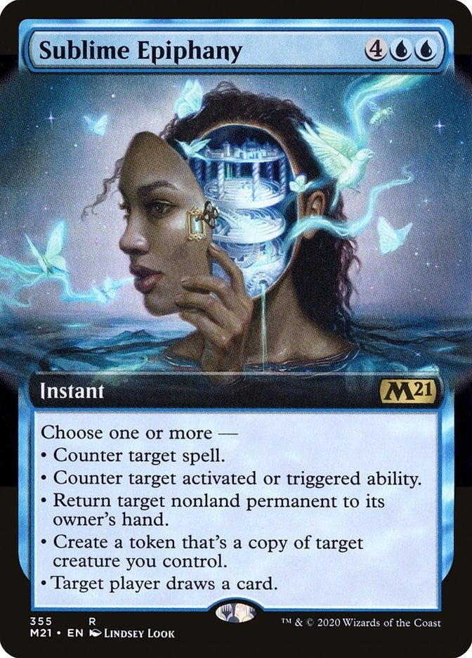 Image for Sublime Epiphany (Extended Art) (355) [Core Set 2021] - Magic: The Gathering