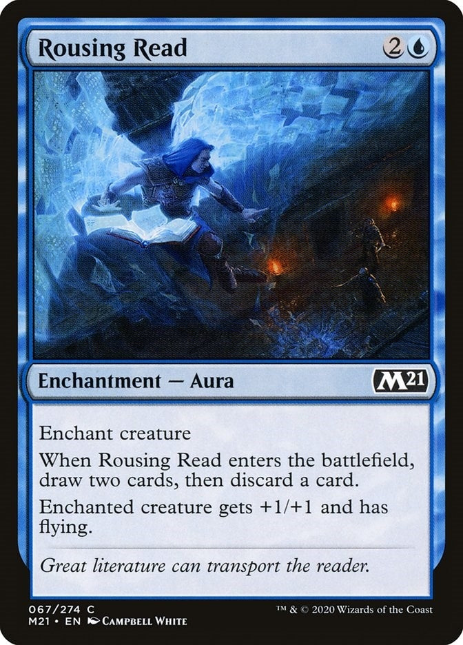 Image for Rousing Read (67) [Core Set 2021] - Magic: The Gathering