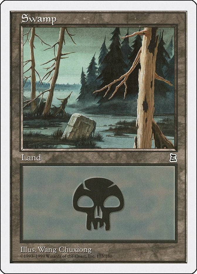 Image for Swamp (173) (173) [Portal Three Kingdoms] - Magic: The Gathering