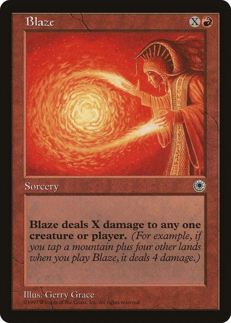 Image for Blaze [Portal] - Magic: The Gathering