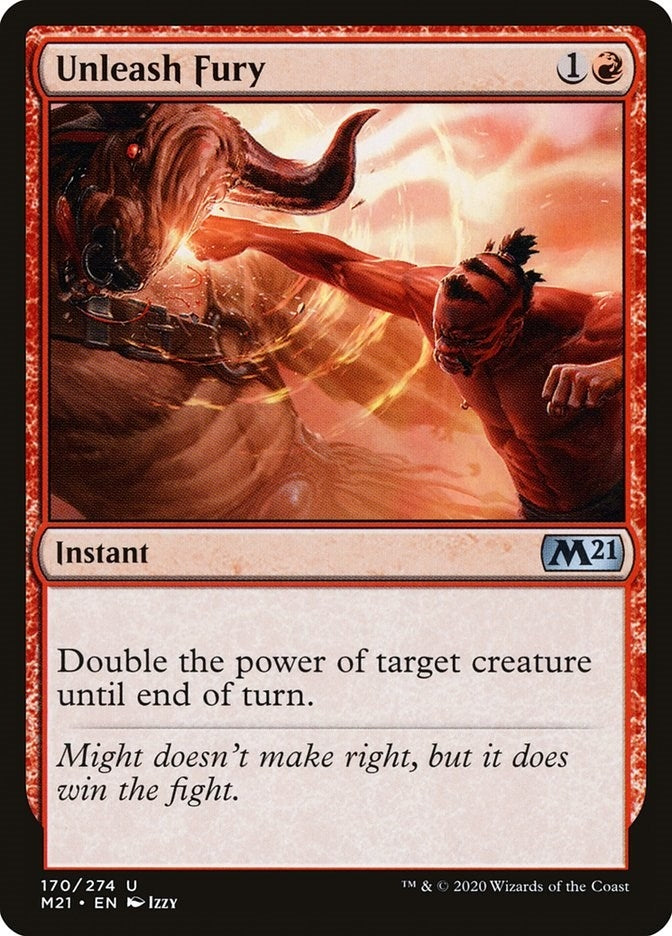 Image for Unleash Fury (170) [Core Set 2021] - Magic: The Gathering