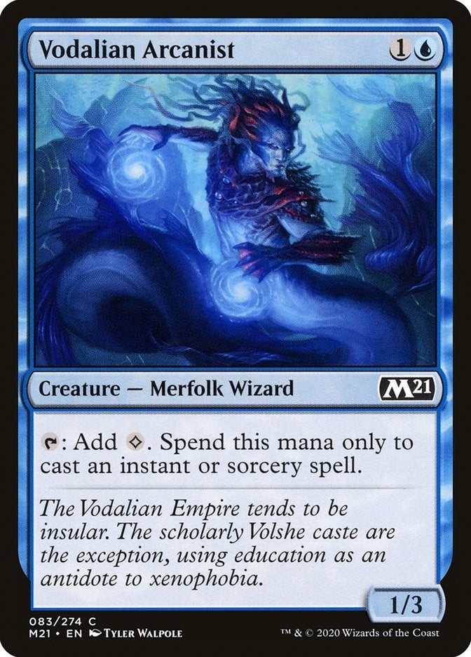 Image for Vodalian Arcanist (83) [Core Set 2021] - Magic: The Gathering