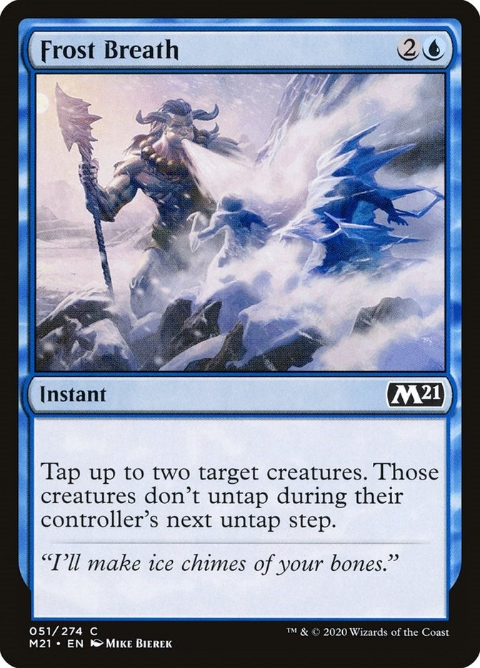 Image for Frost Breath (51) [Core Set 2021] - Magic: The Gathering
