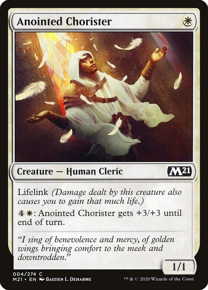 Image for Anointed Chorister (4) [Core Set 2021] - Magic: The Gathering