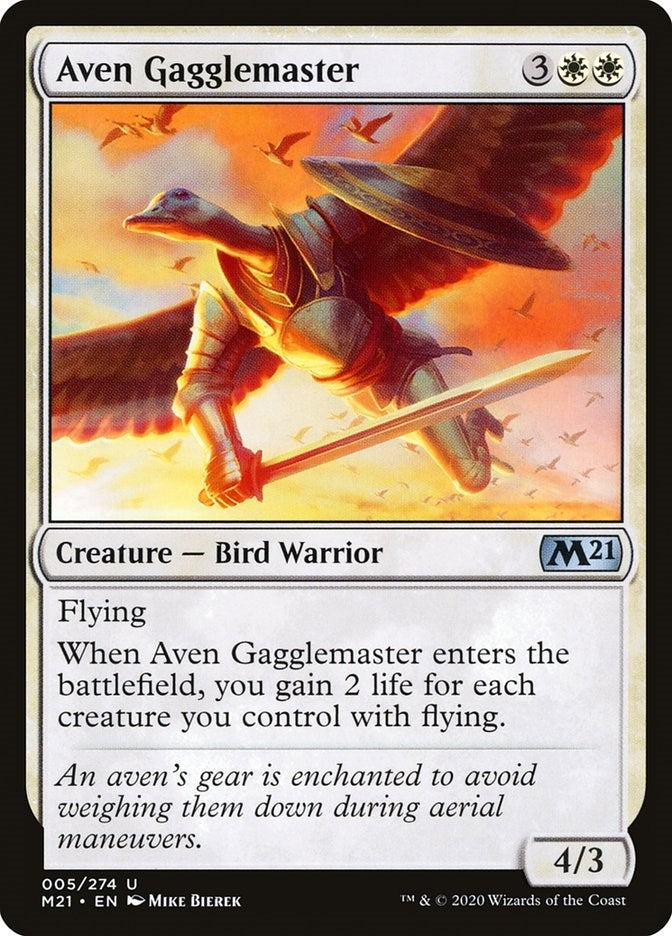Image for Aven Gagglemaster (5) [Core Set 2021] - Magic: The Gathering
