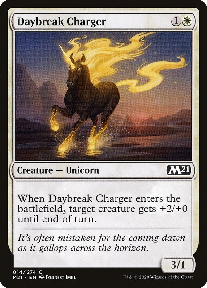 Image for Daybreak Charger (14) [Core Set 2021] - Magic: The Gathering