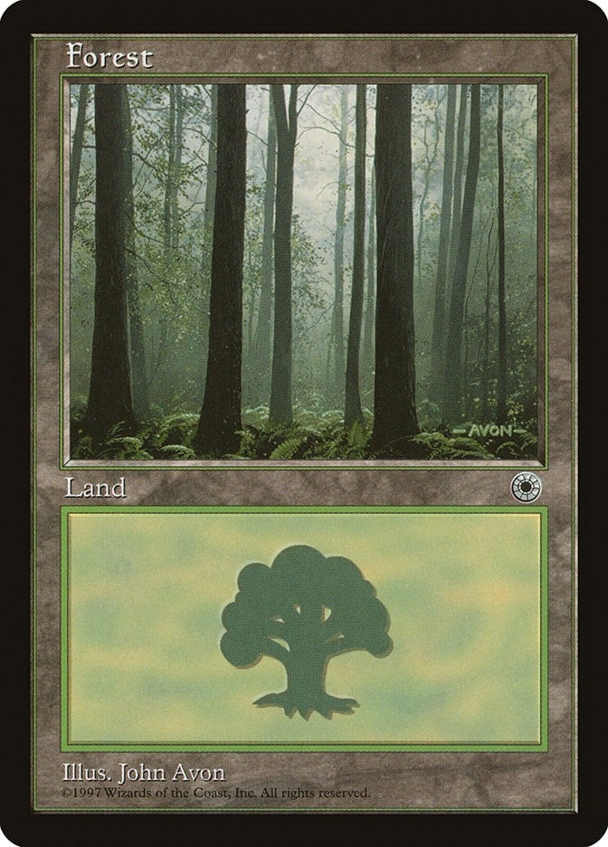 Image for Forest (Ferns on Ground) [Portal] - Magic: The Gathering