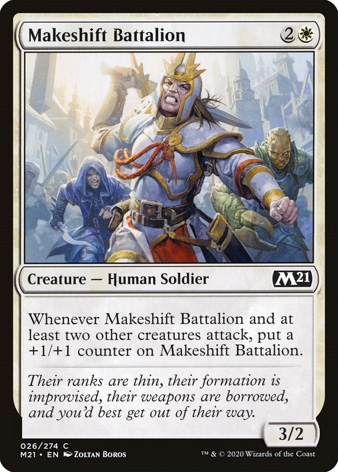 Image for Makeshift Battalion (26) [Core Set 2021] - Magic: The Gathering
