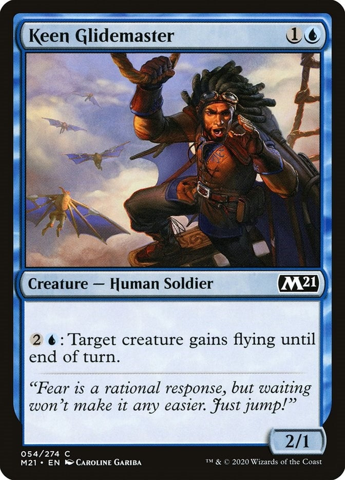 Image for Keen Glidemaster (54) [Core Set 2021] - Magic: The Gathering