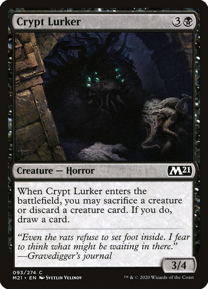 Image for Crypt Lurker (93) [Core Set 2021] - Magic: The Gathering