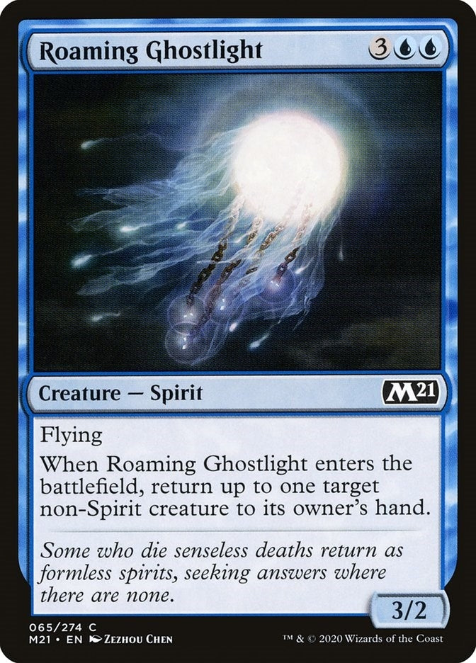 Image for Roaming Ghostlight (65) [Core Set 2021] - Magic: The Gathering