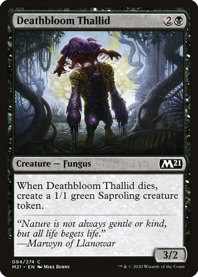 Image for Deathbloom Thallid (94) [Core Set 2021] - Magic: The Gathering