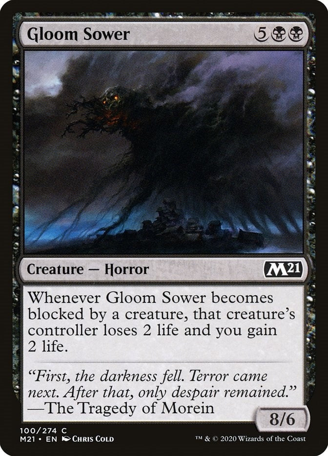 Image for Gloom Sower (100) [Core Set 2021] - Magic: The Gathering