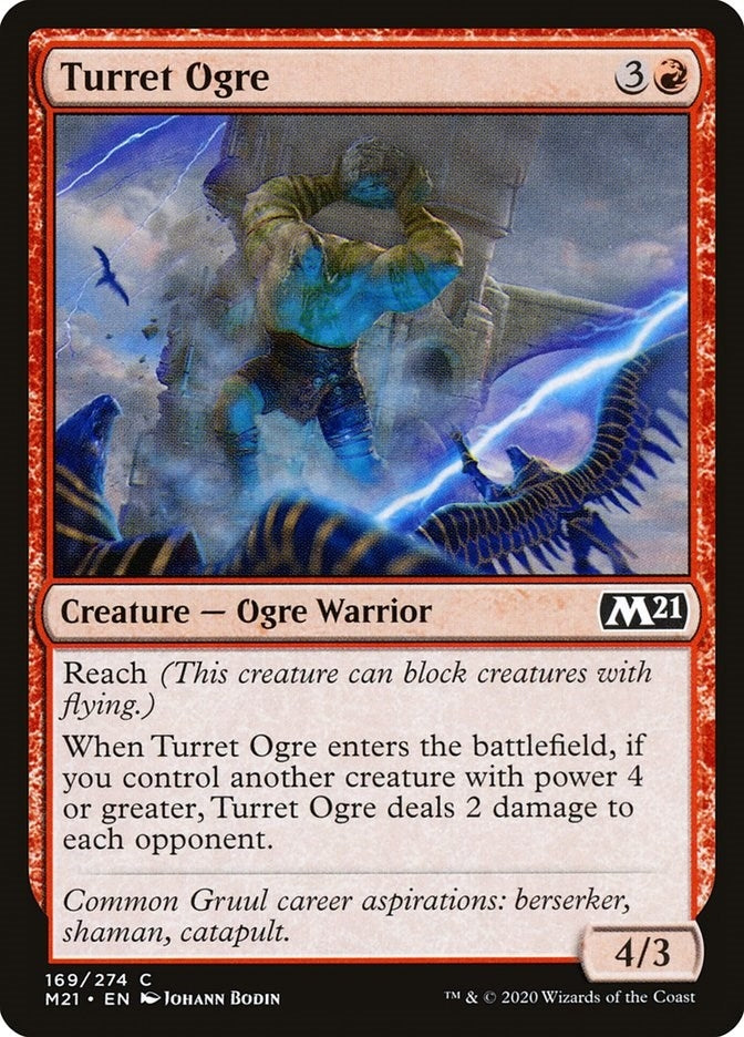 Image for Turret Ogre (169) [Core Set 2021] - Magic: The Gathering