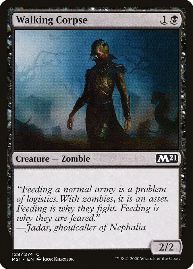 Image for Walking Corpse (128) [Core Set 2021] - Magic: The Gathering