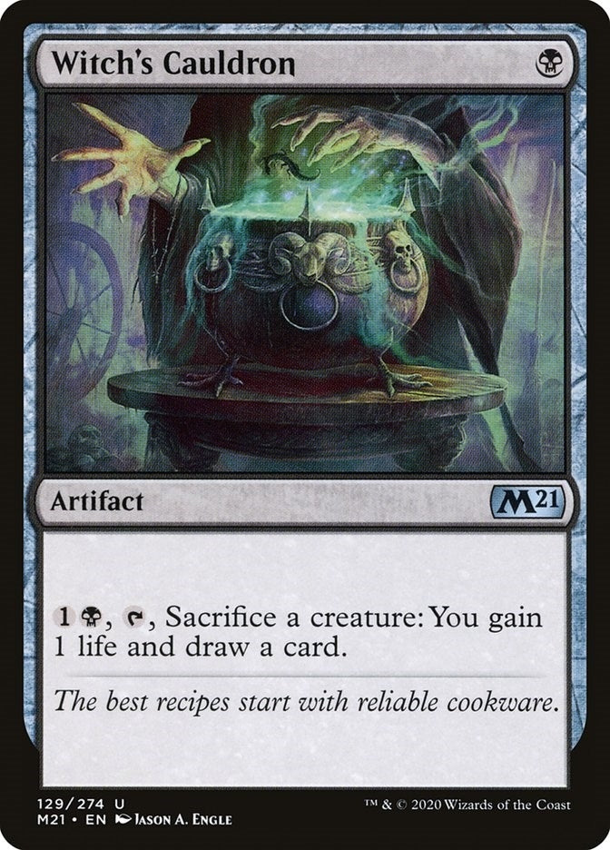 Image for Witch's Cauldron (129) [Core Set 2021] - Magic: The Gathering