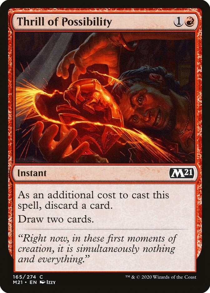 Image for Thrill of Possibility (165) [Core Set 2021] - Magic: The Gathering