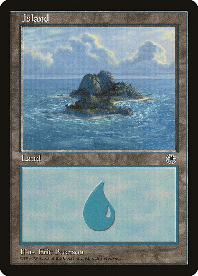 Image for Island (Beach Right) [Portal] - Magic: The Gathering