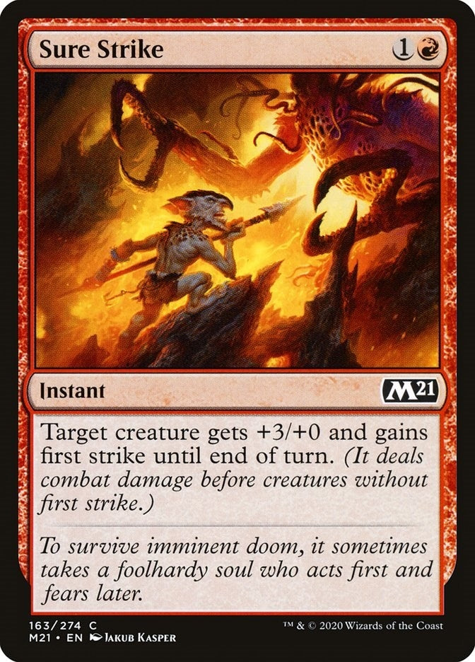 Image for Sure Strike (163) [Core Set 2021] - Magic: The Gathering