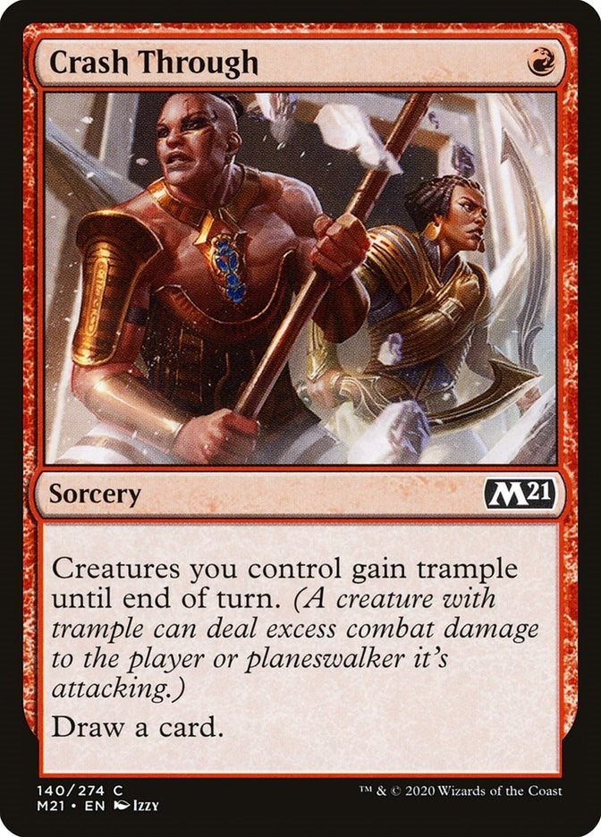 Image for Crash Through (140) [Core Set 2021] - Magic: The Gathering