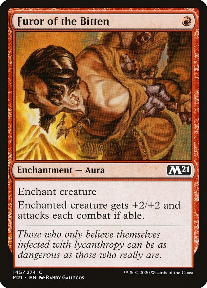 Image for Furor of the Bitten (145) [Core Set 2021] - Magic: The Gathering