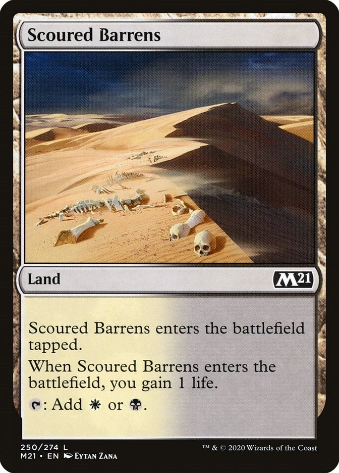 Image for Scoured Barrens (250) [Core Set 2021] - Magic: The Gathering